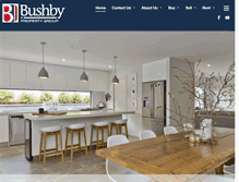 Tablet Screenshot of bushby.com.au